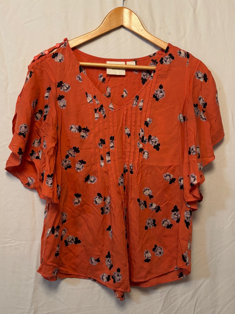 Maeve/anthro floral blouse